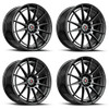 Set 4 20" Spec-1 SP-64 Gloss Black 20x9 Wheels 5x100 5x4.5 38mm Rims
