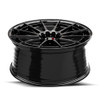 Set 4 20" Spec-1 SP-64 Gloss Black 20x9 Wheels 5x100 5x4.5 38mm Rims