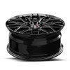 Set 4 17" Spec-1 SP-57 Gloss Black 17x7.5 Wheels 5x4.5 5x120 42mm Rims