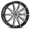 20" Spec-1 SP-51 Gloss Black & Machined 20x8.5 Wheel 5x100 5x4.5 38mm Rim