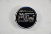 MSW Cap Black/Chrome Center Cap Hub Cap C-PCF-86 2.625"