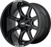 18" Moto Metal MO970 Gloss Black Milled Lip Wheel 6x135 6x5.5 18mm Truck Suv Rim