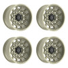 Set 4 20" Fittipaldi Off RoadFA23D Desert Sand 20x10 Wheels 8x6.5 -19mm Rims