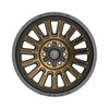 20" Fittipaldi Off Road Gloss Bronze Gloss Black Lip 20x10 Wheel 8x180 -19mm Rim