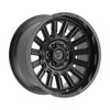 20" Fittipaldi Off Road FA24B Gloss Black 20x10 Wheel 8x180 -19mm For Chevy GMC
