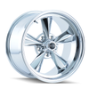 15" Ridler 675 15x7 Chrome 5x4.75 Wheel 0mm Rim For Chevy GMC