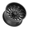20" Fittipaldi Off Road FA08GB Gloss Black 20x9 Wheel 5x5.5 5x150 18mm Truck Rim
