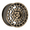 Set 4 18" Fittipaldi Off Road FT109Z Satin Bronze 18x8 Wheels 5x100 5x112 35mm
