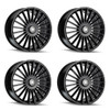 Touren TR10 24x10 gloss black 6x5.5 Chevy Silverado 1500 wheel
