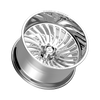 Set 4 24" Fittipaldi Wheels FTF507P 24x12 Polished 6x5.5 -44mm Lifted Truck Rims