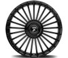 Set 4 22" Fittipaldi Street FS370B Gloss Black 22x9.5 Wheels 5x5 5x130 34mm Rims