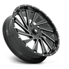 MSA Offroad Wheels M46 Blade 22x7 4x137 Gloss Black Milled Wheel 22" 0mm Rim