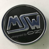 MSW Wheel by OZ Center Hub Cap Black Chrome Custom C-PCF56 2.625"