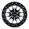 20" RTX Zion Gloss Black Machined Wheel 20x9 6x5.5 0mm Rim For Chevy GMC Lifted