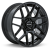 Set 4 18" RTX Envy Gloss Black Wheels 18x8 5x108 38mm Rims