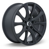 Set 4 16" RTX Contour Matte Black Wheels 16x7 5x108 40mm Rims
