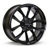 20" RTX Spider Gloss Black Wheel 20x8.5 5x4.5 35mm Rim