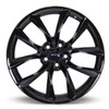 20" RTX Spider Gloss Black Wheel 20x8.5 5x4.5 35mm Rim
