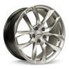 Set 4 18" RTX Spider Hyper Silver Wheels 18x8.5 5x4.5 35mm Rims
