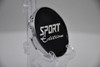 Sport Edition F14 Gloss Black w/Chrome Sides & Logo Center Cap JT08957 JH3-2-CAP 2.375"