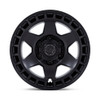 Set 4 17" Black Rhino BR022 Bahari Matte Black 17x8.5 Wheels 6x5.5 -10mm Rims