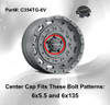 Vision gray black center cap