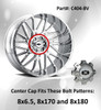 Vision 404 Brawl replacement center cap
