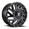 Fuel 1PC D581 Triton 20x8.25 8x200 Gloss Black Milled Front Wheel 20" 105mm Rim