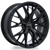 Set 4 17" RTX Valkyrie Gloss Black Wheels 17x7.5 5x4.5 40mm Rims