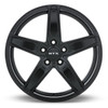16" RTX Frost Gloss Black Wheel 16x6.5 5x100 35mm Rim