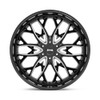 DUB 1PC S263 OG 22x9.5 6x5.5 Gloss Black Milled Wheel 22" 25mm For Nissan Rim