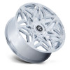 24" DUB 1PC DC274 Anomaly Chrome 24x10 Wheel 5x115 5x120 15mm Rim