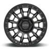 17" KMC KM547 Carnage 17x9 6x135 Satin Black Gray Tint Rim 0mm For Ford Lincoln