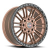 17" Vortek VRT-604 Matte Bronze 17x9 Wheel 5x5 5x5.5 -12mm Rim For Chevy Jeep