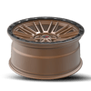 17" Vortek VRT-604 Matte Bronze 17x9 Wheel 5x5 5x5.5 -12mm Rim For Chevy Jeep