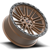 Set 4 20" Vortek VRT-604 Matte Bronze 20x9.5 Wheels 6x135 6x5.5 -18mm Rim Lifted