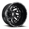 Fuel 1PC D581 Triton 20x8.25 8x200 Gloss Black Milled Wheel 20" -201mm Rim