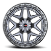 20" Vortek Atheno VRT-603 Matte Titanium 20x9 Wheel 6x135 6x5.5 0mm Rim For GMC