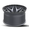 17" Vortek Atheno VRT-603 Matte Titanium 17x9 Wheel 6x135 6x5.5 -12mm Rim Lifted