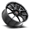 Set 4 17" Spec-1 SP-71 Gloss Black 17x8 Wheels 5x108 5x4.5 42mm Rims
