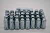 Set 24 Zinc Spline Lug Nuts 1/2" 5/6 Lug Wheel Fitment Long Kit Fits Jeep