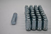 Set 24 Zinc Spline Lug Nuts 1/2" 5/6 Lug Wheel Fitment Long Kit Fits Jeep