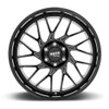 Moto Metal MO805 20x10 5x5 Gloss Black Milled Wheel 20" -18mm Rim For Jeep
