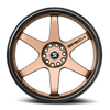 17" Spec-1 SPT-33 Matte Bronze & Black Lip 17x8 Wheel 5x105 5x4.5 38mm Rim
