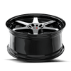 17" Spec-1 SPT-33 Gloss Black & Machined 17x8 Wheel 5x110 5x4.5 38mm Rim