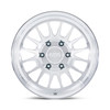 Set 4 18" KMC KM447 Impact Forged Monoblock Raw Machined 18x9 Wheels 6x5.5 18mm