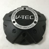 V-Tec 394 395 396 Wheel Center Hub Cap Matte Black C394-8CL 9" Diameter VT298