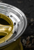Set 4 15" Spec-1 SPT-35 Gold & Machined Lip 15x8 Wheels 4x100 4x4.5 25mm Rims