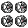 Set 4 16" Spec-1 SPT-34 Gloss Black 16x7 Wheels 5x100 5x4.5 30mm Rims