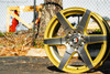 Set 4 16" Spec-1 SPT-34 Gold & Machined 16x7 Wheels 5x100 5x4.5 30mm Rims
